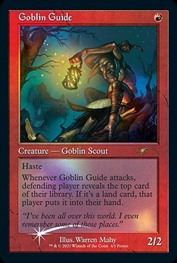 マジック：ザ・ギャザリング - ●MTG ZEN ゴブリンの先達/Goblin Guide 英語 4枚● 英)ゴブリンの先達 / Goblin Guide【ZEN】 No.126｜MtG通販
