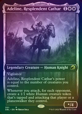 銀幕FOIL】【英】輝かしい聖戦士、エーデリン/Adeline