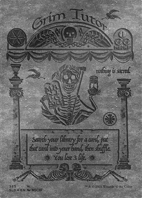 MTG Grim Tutor 不気味な教示者 英語 1枚 A 英語版』不気味な教示