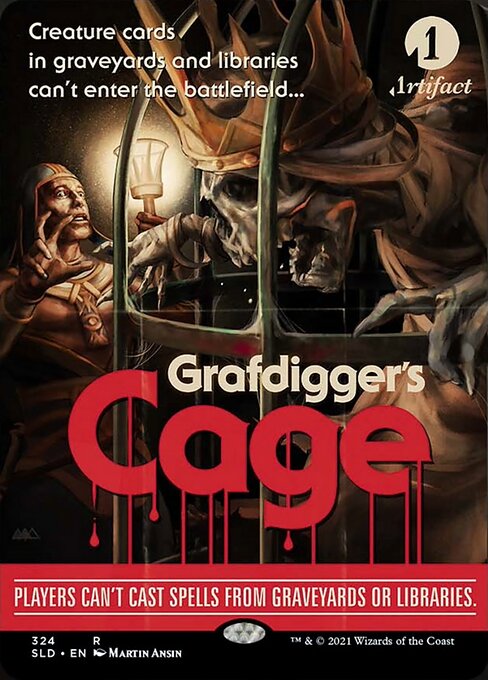 墓掘りの檻 Grafdigger's Cage 324 SLD 4枚セット 英】墓掘りの檻/Grafdigger's Cage[No.324][無色P]【SLD