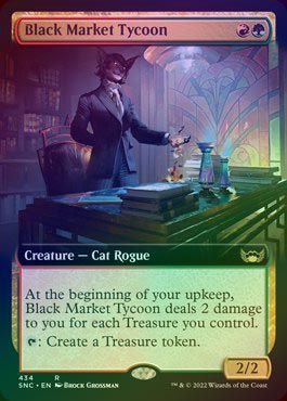 MTG 闇市場 Foil 英語 FOIL】【英】闇市場の巨頭/Black Market Tycoon[多色R]【SNC】[拡張