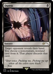 mtg 強迫/Duress arcane コラボ 479 ４枚セット sld 英】強迫/Duress[黒P]【SLD】[Secret Lair] | プロモ・プレ