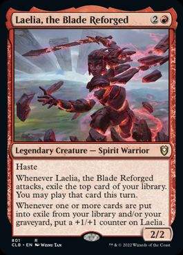 エラーカード　再鍛の刃ラエリア 英】再鍛の刃、ラエリア/Laelia, the Blade Reforged[赤R]【CLB