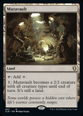 MTG 変わり谷 ☆SALE☆【英】変わり谷/Mutavault[土地R]【CLB】 | モダン以下