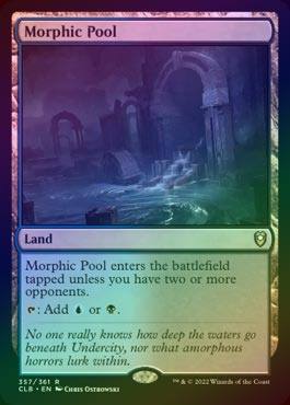 変遷の泉　foil　MTG FOIL】【英】変遷の泉/Morphic Pool[土地R]【CLB】 | モダン以下