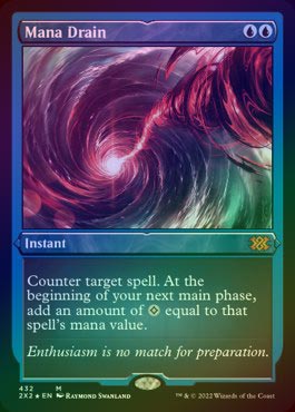 エッチングFOIL】【英】マナ吸収/Mana Drain[青MR]【2X2】 | モダン