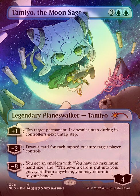 mtg 月の賢者タミヨウ　日本語　foil 月の賢者タミヨウ/Tamiyo, the Moon Sage《日本語》【J22】