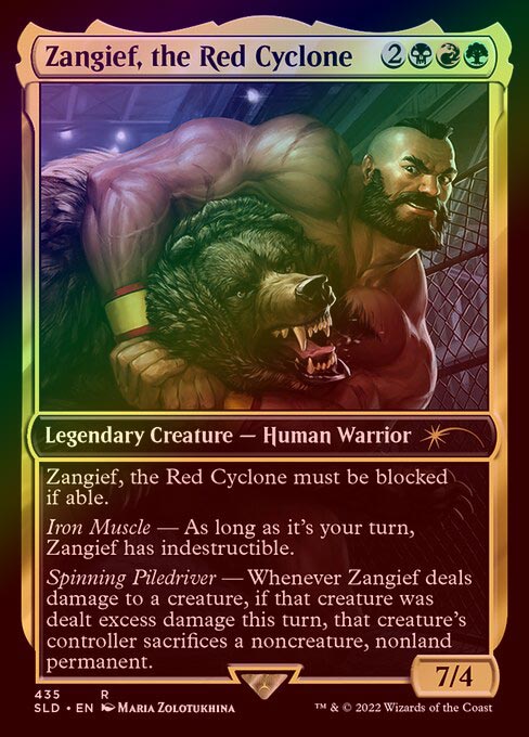 FOIL】【英】Zangief, the Red Cyclone[多色P]【SLD】 | プロモ・プレ