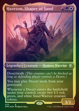 �ڥ��å���FOIL�ۡڱѡۺ���¤ʪ�ա��ϥ�����/Hazezon, Shaper of Sand[¿��R]��DMC��