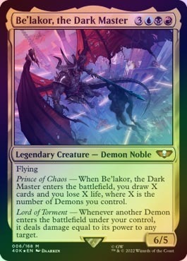 FOIL】【英】暗闇の君主、ベ＝ラコール/Be'lakor, the Dark Master[多