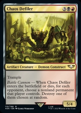 ケイオスディファイラー　Chaos Defiler 4枚セット 英】ケイオス・ディファイラー/Chaos Defiler[多色R]【40K】 | モダン