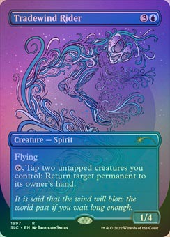 貿易風ライダー　foil 継ぎ目あり FOIL】【英】貿易風ライダー/Tradewind Rider[青P]【SLD】 | プロモ