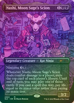 mtg 月の賢者の養子ナシ 箔押しプロモ foil 日本語版 neo 114)《月の賢者の養子、ナシ/Nashi, Moon Sage's Scion》[NEO