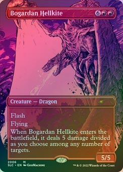 FOIL】【英】ボガーダンのヘルカイト/Bogardan Hellkite[赤P]【SLD 
