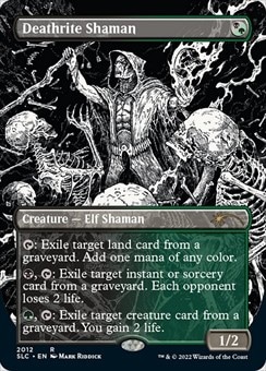 手描き拡張アート　死儀礼のシャーマン 1枚 英】死儀礼のシャーマン/Deathrite Shaman[多色P]【SLD】 | プロモ