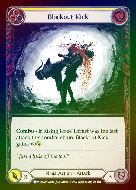 ��Rainbow Foil��[Ninja]Blackout Kick [��][R]��WTR-UL��