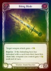 ��Rainbow Foil��[Warrior]Biting Blade [��][C]��WTR-UL��