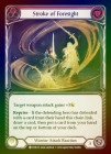 ��Rainbow Foil��[Warrior]Stroke of Foresight [��][C]��WTR-UL��