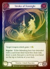 ��Rainbow Foil��[Warrior]Stroke of Foresight [��][C]��WTR-UL��