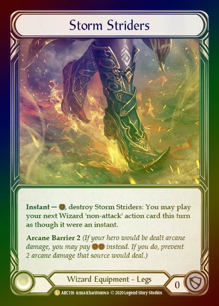 fab 嵐の闊歩者 JP】[魔術師] 嵐の闊歩者/Storm Striders (装備品)「L」〔RAP055