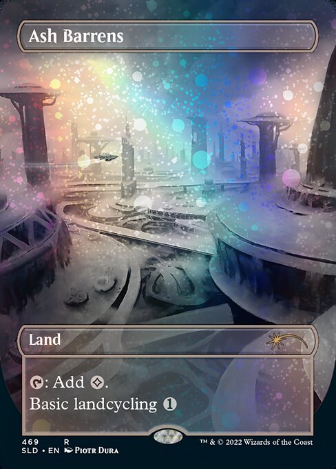 ギャラクシーFOIL】【英】灰のやせ地/Ash Barrens[No.469][土地P]【SLD