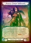 ��Rainbow Foil��[Warrior]Kassai, Cintari Sellsword [R]��CRU-UL��