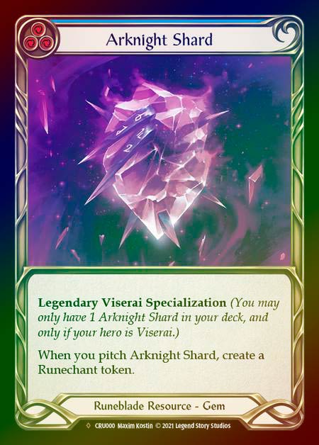 Rainbow Foil】Arknight Shard