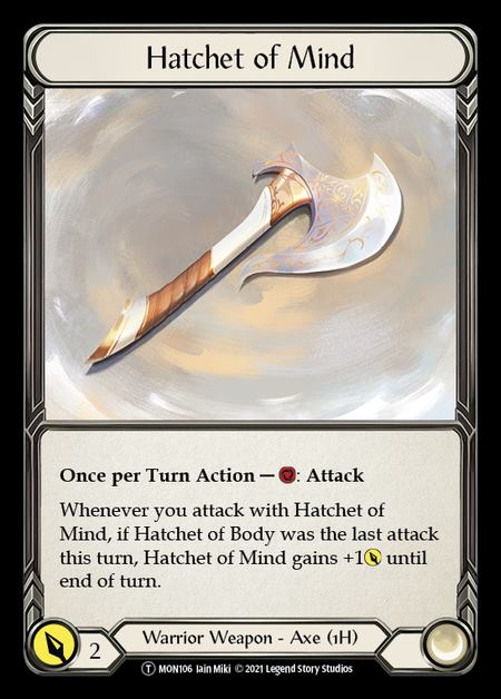 [Warrior]Hatchet of Mind [T]��MON-UL��