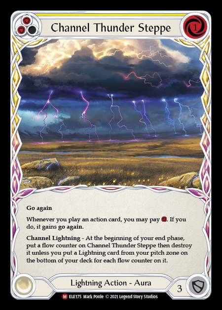その他 FaB Channel Thunder Steppe - LGS365 CF Lightning]Channel Thunder Steppe [M]《ELE-初版》 | Flesh and Blood