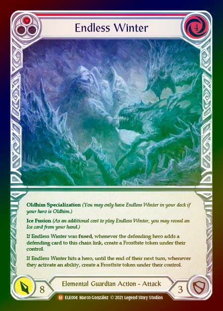 ��Rainbow Foil��[Elemental Guardian]Endless Winter [M]��ELE-���ǡ�