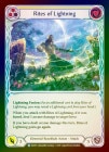 Rainbow Foil[Elemental Runeblade]Rites of Lightning [][R]ELE-ǡ