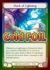 Cold Foil[Lightning]Mark of Lightning [C]ELE-ǡ