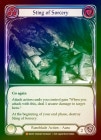 Rainbow Foil[Runeblade]Sting of Sorcery [M]ELE-ǡ