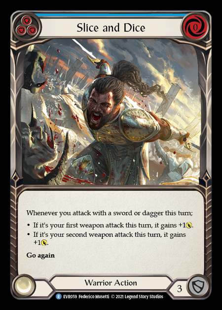 Warrior]Slice and Dice [青][R]《EVR》 | Flesh and Blood,シングル