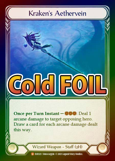 Cold Foil》[Wizard]Kraken's Aethervein [M]《EVR》 | Flesh and