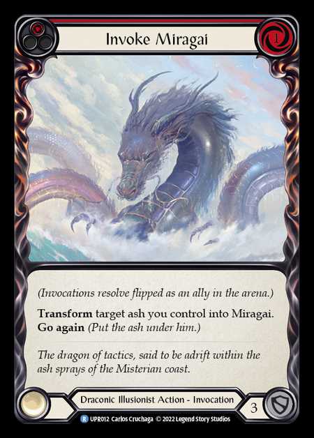 その他 Invoke Miragai // Miragai Marvel Draconic Illusionist]Invoke Miragai [赤][R]《UPR》 | Flesh and