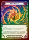 Rainbow Foil[Draconic Illusionist]Burn Them All [M]UPR
