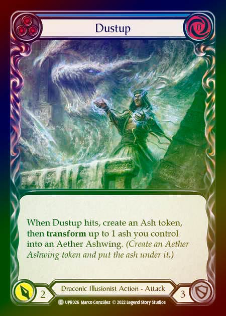 Rainbow Foil》[Draconic Illusionist]Dustup [青][C]《UPR》 | Flesh