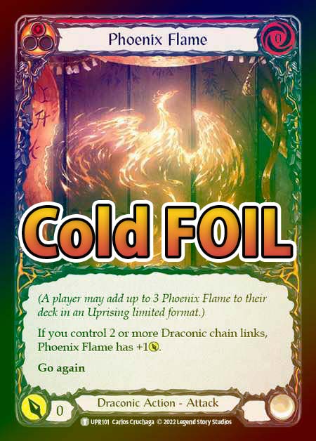 Cold Foil》[Draconic]Phoenix Flame [Marvel]《UPR》 | Flesh and