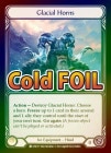 ��Cold Foil��[Ice]Glacial Horns [C]��UPR��