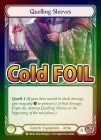 SALECold Foil[Generic]Quelling Sleeves [C]UPR