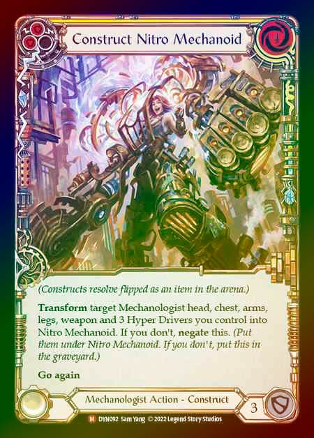 Rainbow Foil》[Mechanologist]Construct Nitro Mechanoid//Nitro 