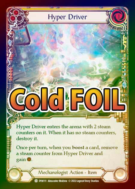 Cold Foil》[Mechanologist]Hyper Driver[黄][C]《DYN》 | Flesh and