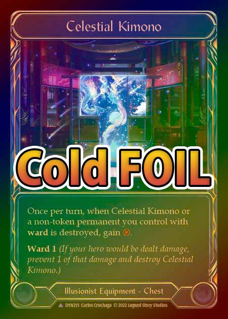 《Cold Foil》[Illusionist]Celestial Kimono[Marvel]《DYN》-BLACK FROG（ブラックフロッグ）  | MTG / FABシングル