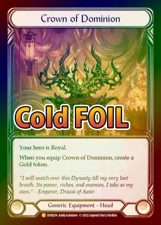 Cold Foil[Generic]Crown of Dominion[L]DYN
