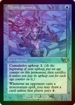 FOIL】【英】神秘的負荷/Mystic Remora[青R]【DMR】[旧枠
