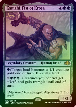 of Fist MTG (ONS (Kamahl, 1枚 クローサの拳カマール Kamahl， Fist