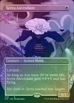 FOIL】【英】セラの高位僧/Serra Ascendant[P]【SLD】 | プロモ