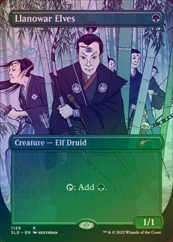 MTG ラノワールのエルフ Foil secret lair 4枚セット FOIL】【英】ラノワールのエルフ/Llanowar Elves[P]【SLD】 | プロモ