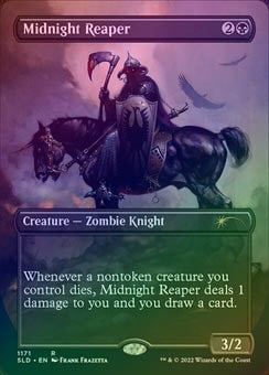 FOIL】【英】真夜中の死神/Midnight Reaper[黒P]【SLD】 | プロモ 